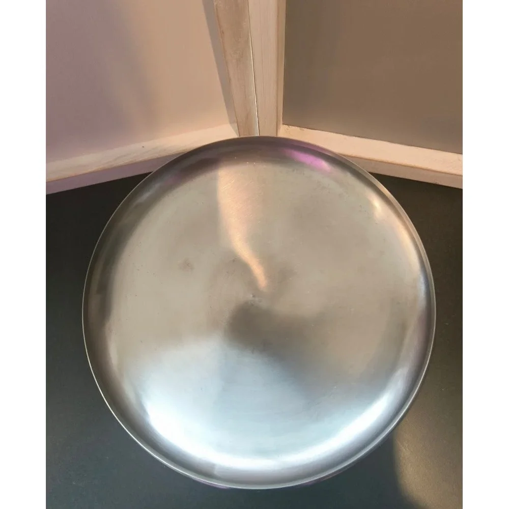 Vintage Revere Ware 8 Inch Skillet Copper‎ Clad Bottom Stainless Steel with Lid